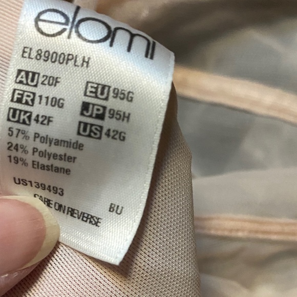 Elomi Sheer Light Pink Bra - Picture 11 of 11